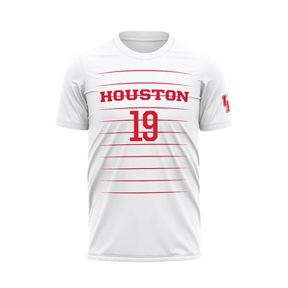 Houston - NCAA Women's Soccer : Adelhia Ghonda - White Soccer Jersey-0