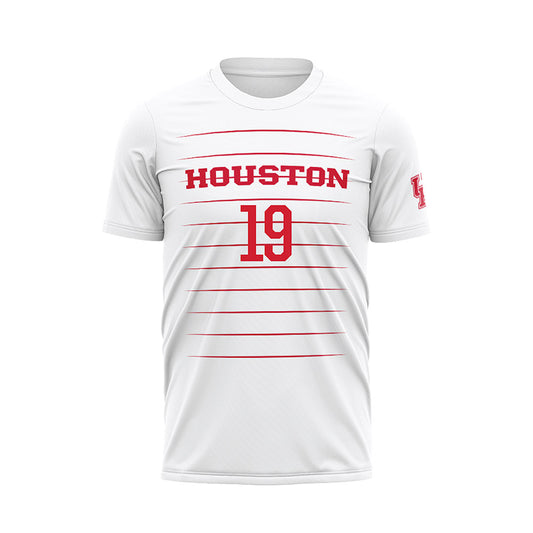 Houston - NCAA Women's Soccer : Adelhia Ghonda - White Soccer Jersey-0