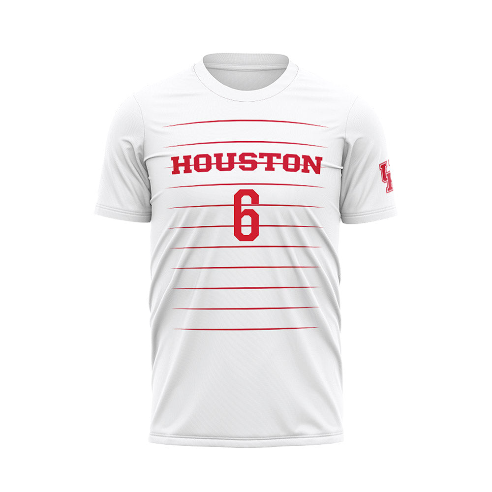 Houston - NCAA Women's Soccer : Bailey Cate - White Soccer Jersey-0