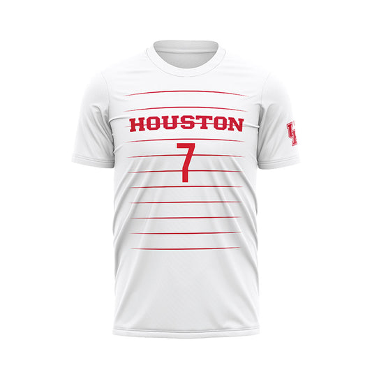 Houston - NCAA Women's Soccer : Danielle Shannon - White Soccer Jersey-0
