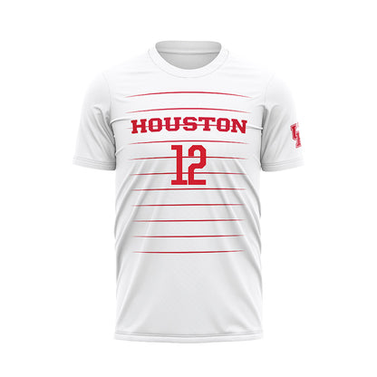 Houston - NCAA Women's Soccer : Nadia Ortiz - White Soccer Jersey-0