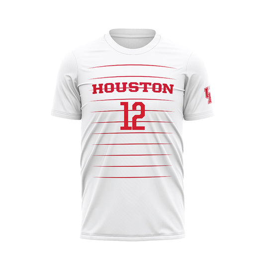 Houston - NCAA Women's Soccer : Nadia Ortiz - White Soccer Jersey-0