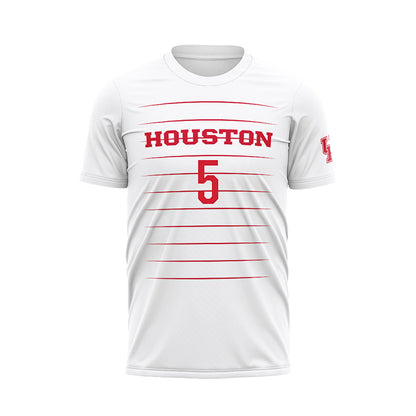 Houston - NCAA Women's Soccer : Jocelyn Chinea - White Soccer Jersey-0