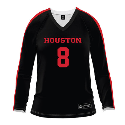 Houston - NCAA Women's Volleyball : Kaitlyn Evans - Black Volleyball Jersey-0