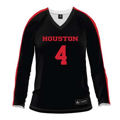 Houston - NCAA Women's Volleyball : Daryl Gibson - Black Volleyball Jersey-0