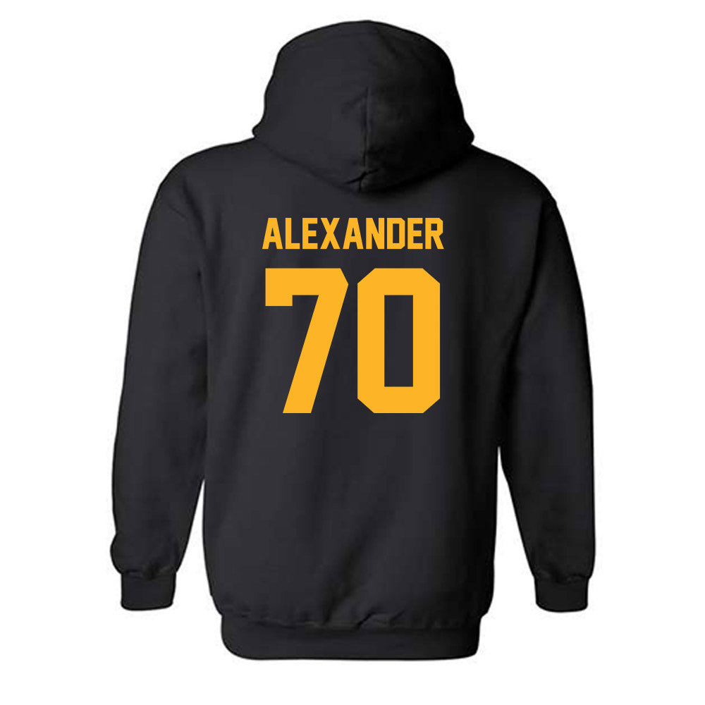 Towson - NCAA Football : TKhi Alexander - Classic Shersey Hooded Sweatshirt-1