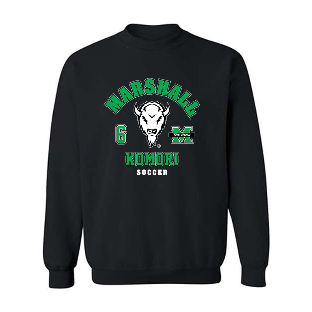 Marshall - NCAA Women's Soccer : Ami Komori - Fashion Shersey Crewneck Sweatshirt-0