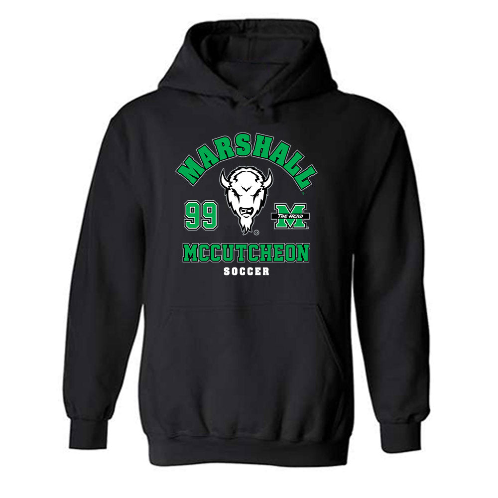 Marshall - NCAA Women's Soccer : Katie McCutcheon - Fashion Shersey Hooded Sweatshirt-0