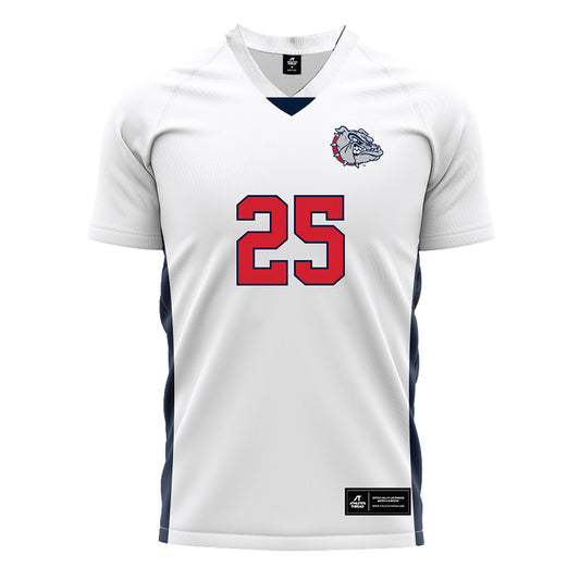 Gonzaga - NCAA Men's Soccer : Dylan Cantafio - White Soccer Jersey-0