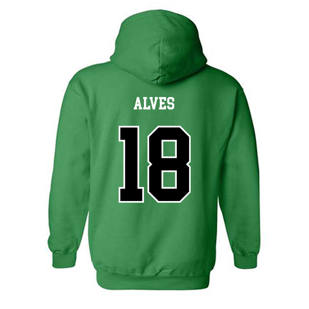 Marshall - NCAA Women's Soccer : Marcella Alves - Generic Shersey Hooded Sweatshirt-1