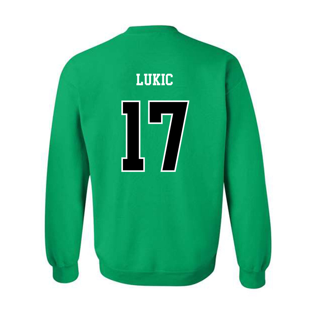 Marshall - NCAA Men's Soccer : Luka Lukic - Generic Shersey Crewneck Sweatshirt-1