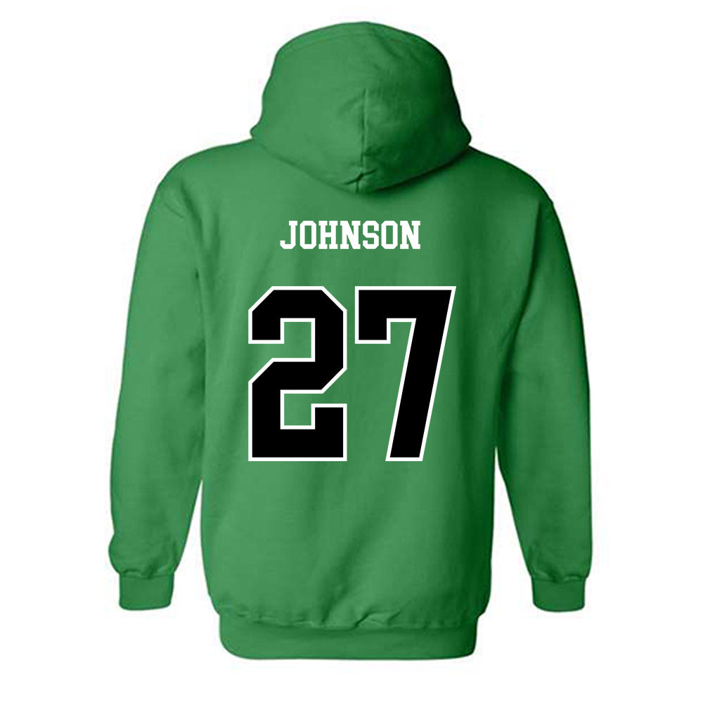 Marshall - NCAA Women's Soccer : Ruby Johnson - Generic Shersey Hooded Sweatshirt-1
