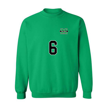 Marshall - NCAA Men's Soccer : Nikita Pakhomov - Generic Shersey Crewneck Sweatshirt-0