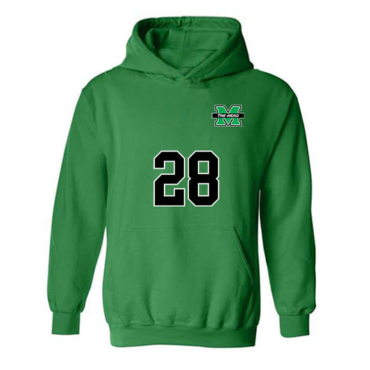 Marshall - NCAA Women's Soccer : marta garcia garcia - Generic Shersey Hooded Sweatshirt-0