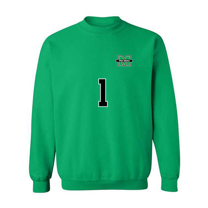 Marshall - NCAA Women's Soccer : Emma Durand - Generic Shersey Crewneck Sweatshirt-0