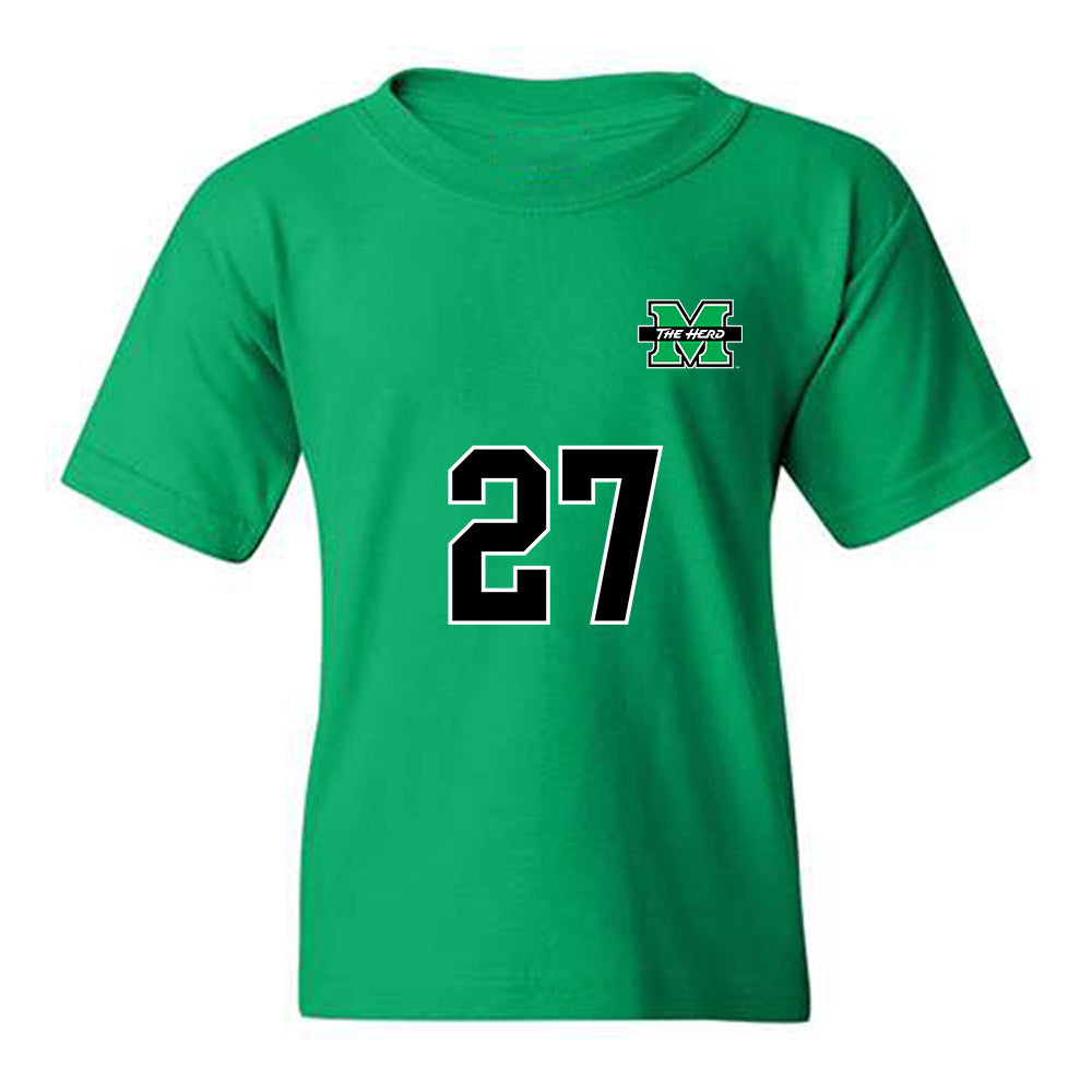 Marshall - NCAA Women's Soccer : Ruby Johnson - Generic Shersey Youth T-Shirt-0