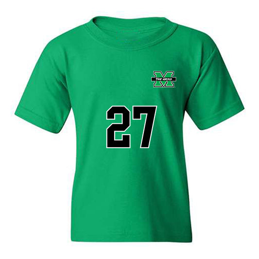 Marshall - NCAA Women's Soccer : Ruby Johnson - Generic Shersey Youth T-Shirt-0