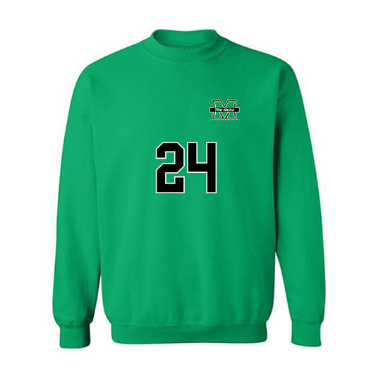 Marshall - NCAA Women's Soccer : Brooklyn McComas - Generic Shersey Crewneck Sweatshirt-0