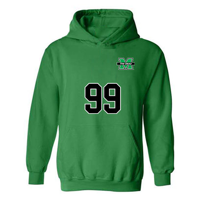 Marshall - NCAA Women's Soccer : Katie McCutcheon - Generic Shersey Hooded Sweatshirt-0
