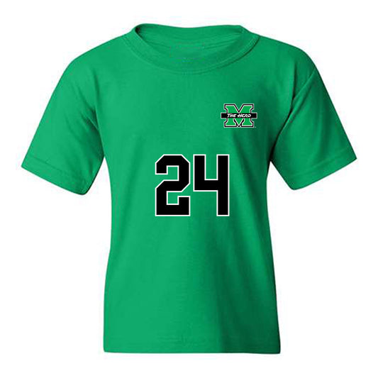 Marshall - NCAA Women's Soccer : Brooklyn McComas - Generic Shersey Youth T-Shirt-0