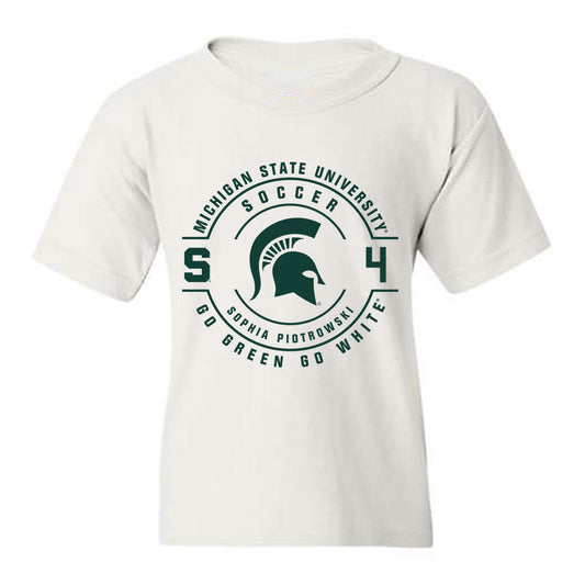 Michigan State - NCAA Women's Soccer : Sophia Piotrowski - Classic Fashion Shersey Youth T-Shirt-0