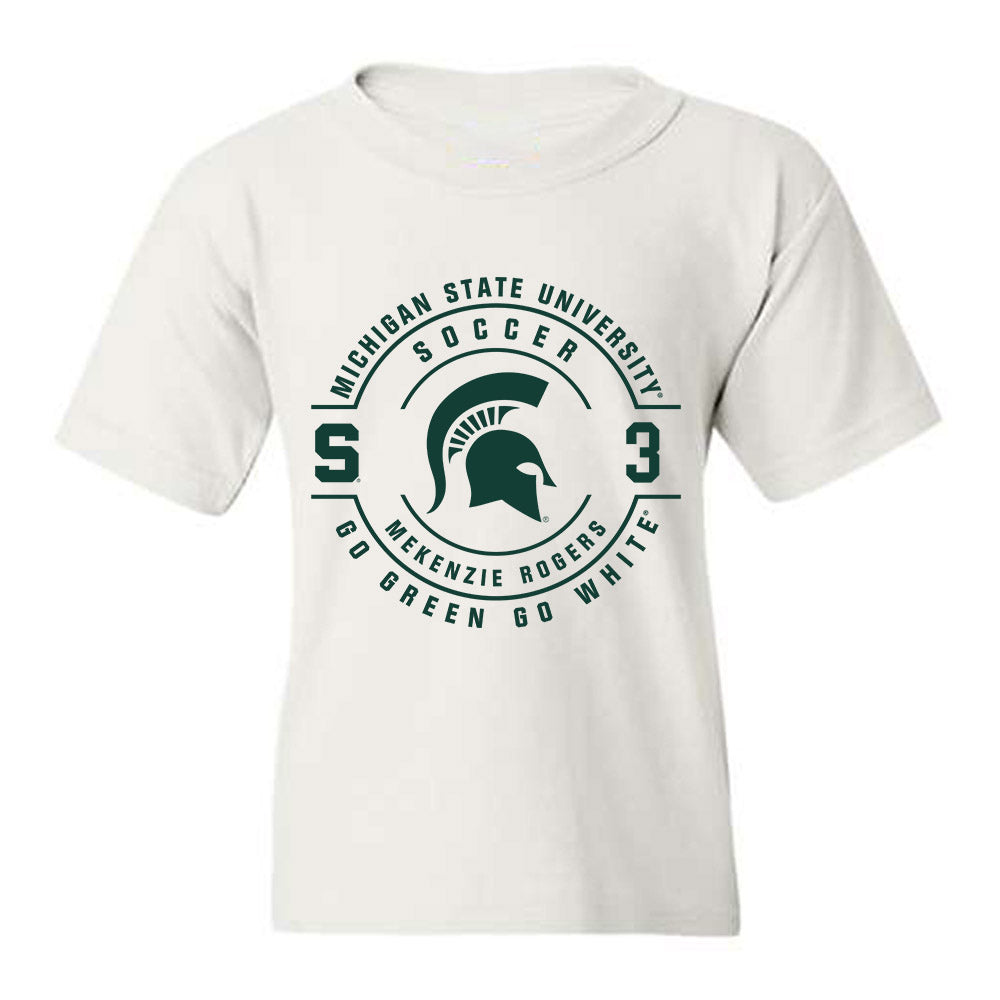 Michigan State - NCAA Women's Soccer : Mekenzie Rogers - Classic Fashion Shersey Youth T-Shirt-0