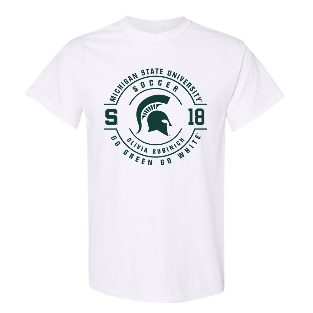 Michigan State - NCAA Women's Soccer : Olivia Rubinich - Classic Fashion Shersey T-Shirt-0