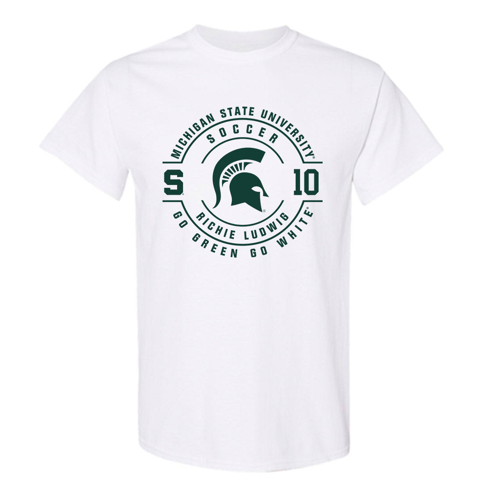 Michigan State - NCAA Men's Soccer : Richie Ludwig - Classic Fashion Shersey T-Shirt-0