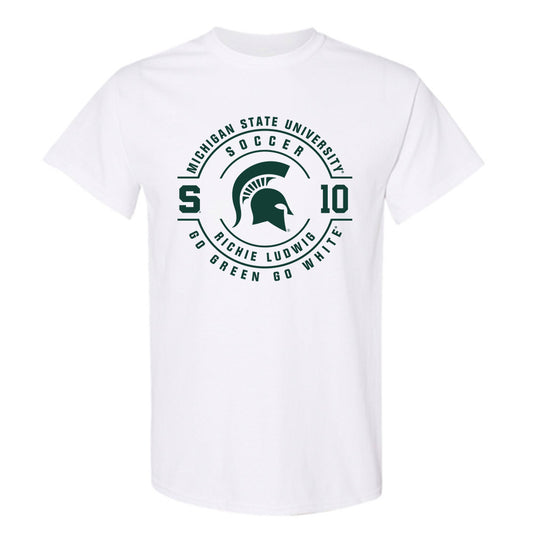 Michigan State - NCAA Men's Soccer : Richie Ludwig - Classic Fashion Shersey T-Shirt-0