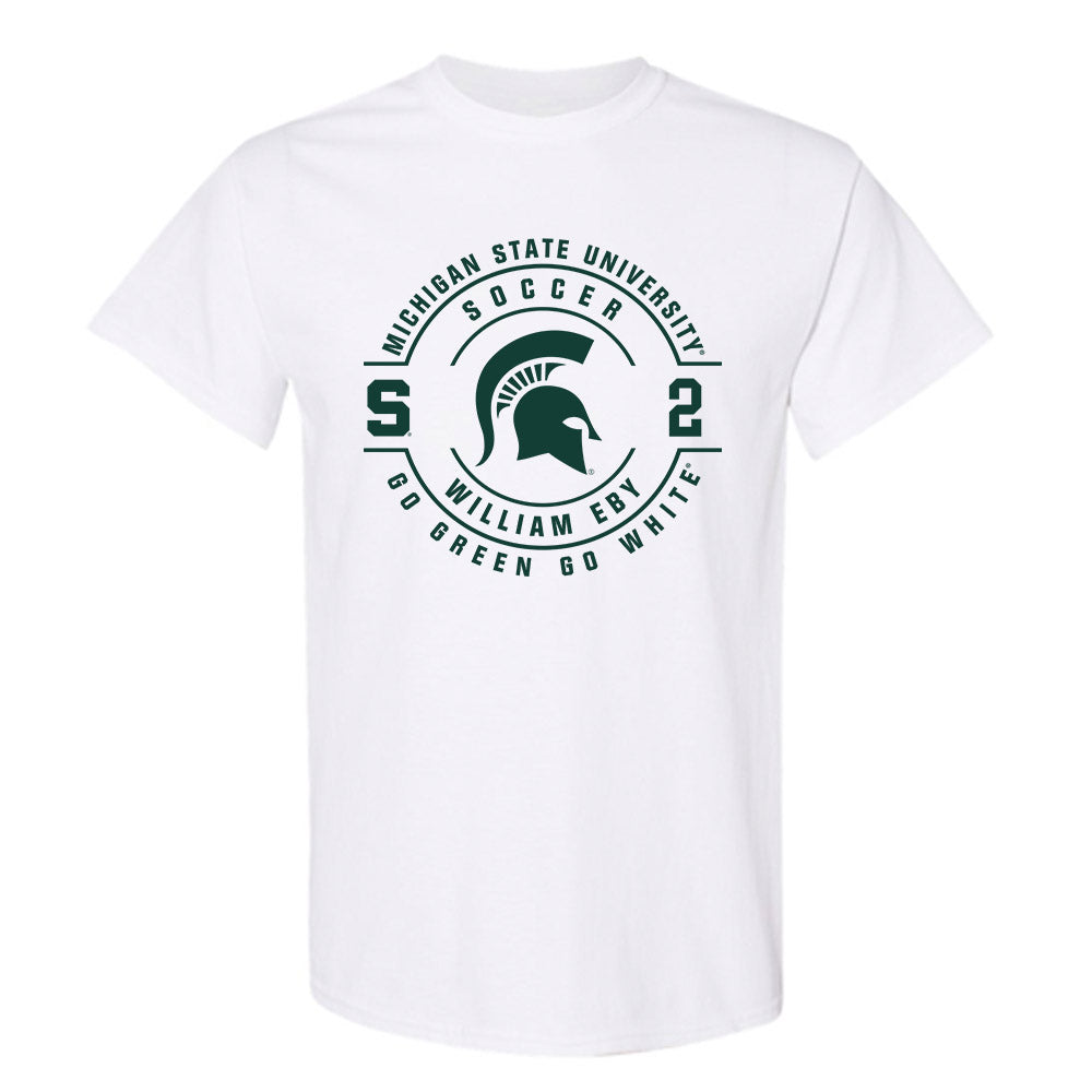 Michigan State - NCAA Men's Soccer : William Eby - Classic Fashion Shersey T-Shirt-0
