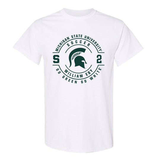 Michigan State - NCAA Men's Soccer : William Eby - Classic Fashion Shersey T-Shirt-0