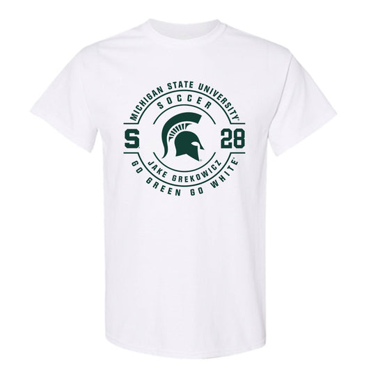 Michigan State - NCAA Men's Soccer : Jake Grekowicz - Classic Fashion Shersey T-Shirt-0