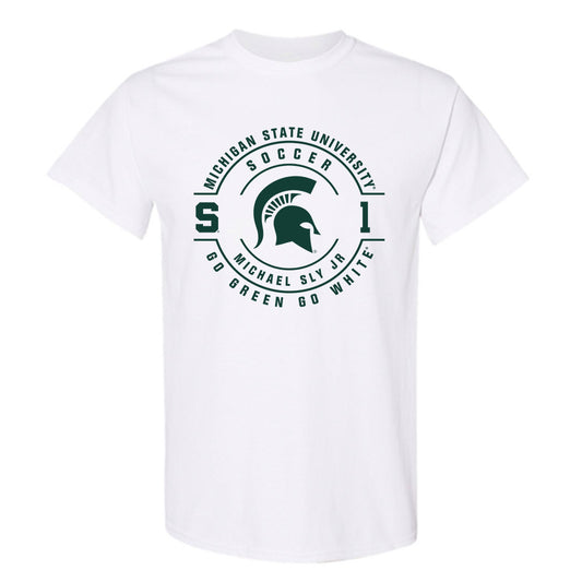 Michigan State - NCAA Men's Soccer : Michael Sly Jr - T-Shirt