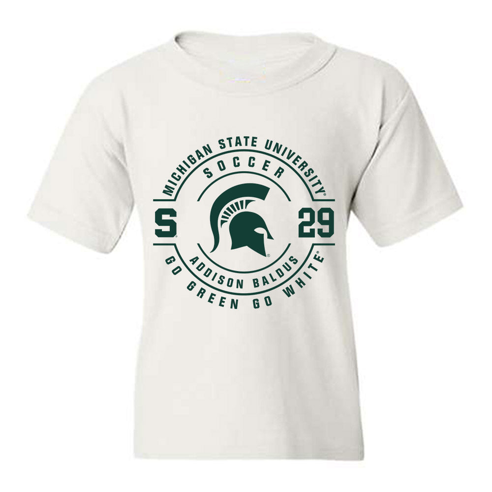 Michigan State - NCAA Women's Soccer : Addison Baldus - Classic Fashion Shersey Youth T-Shirt-0