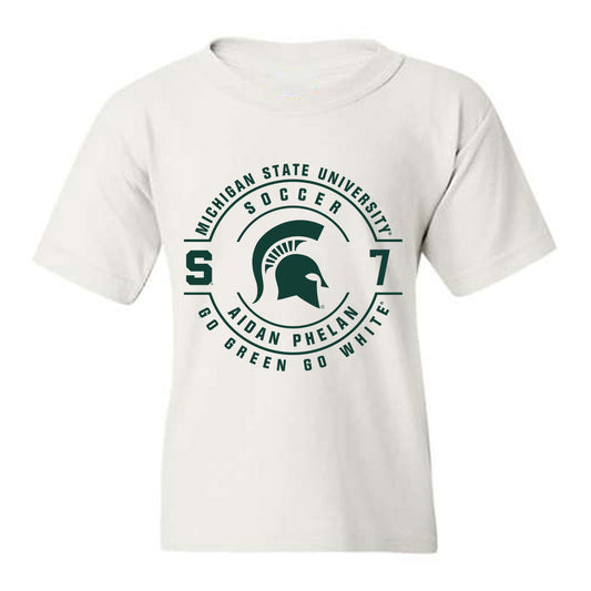 Michigan State - NCAA Men's Soccer : Aidan Phelan - Classic Fashion Shersey Youth T-Shirt-0
