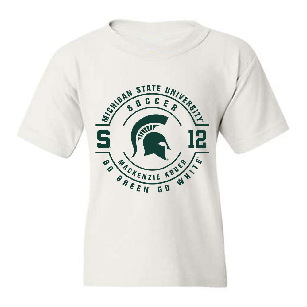 Michigan State - NCAA Women's Soccer : Mackenzie Kruer - Classic Fashion Shersey Youth T-Shirt-0