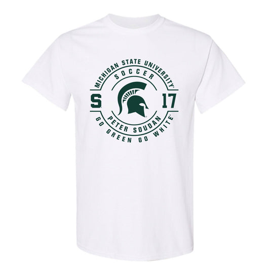 Michigan State - NCAA Men's Soccer : Peter Soudan - Classic Fashion Shersey T-Shirt-0