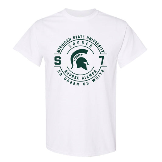 Michigan State - NCAA Women's Soccer : Aubree Ciampa - Classic Fashion Shersey T-Shirt-0