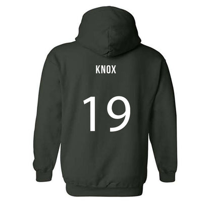 Michigan State - NCAA Men's Soccer : JEB Knox - Replica Shersey Hooded Sweatshirt-1