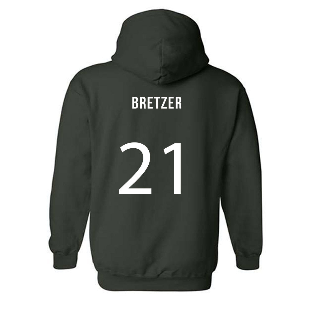 Michigan State - NCAA Women's Soccer : Eden Bretzer - Replica Shersey Hooded Sweatshirt-1