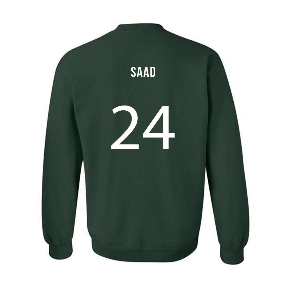 Michigan State - NCAA Men's Soccer : Mohamed Saad - Replica Shersey Crewneck Sweatshirt-1