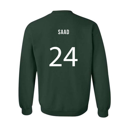 Michigan State - NCAA Men's Soccer : Mohamed Saad - Replica Shersey Crewneck Sweatshirt-1