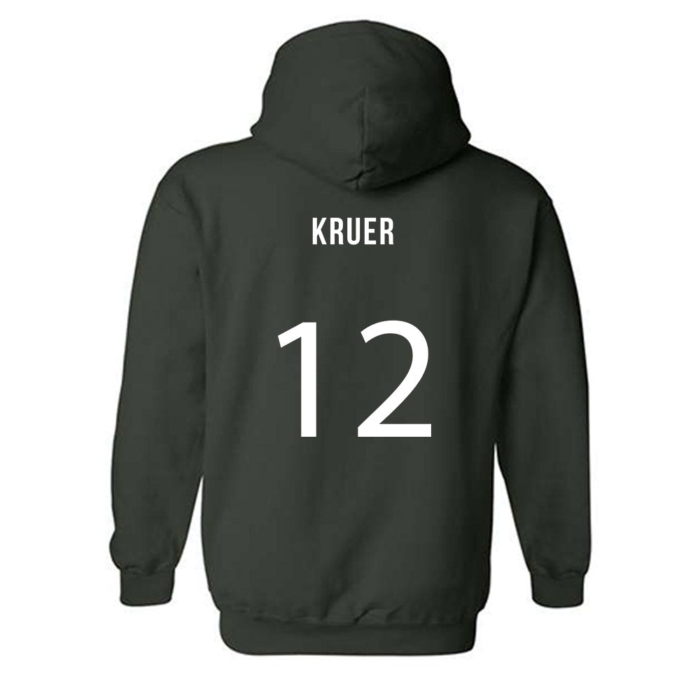 Michigan State - NCAA Women's Soccer : Mackenzie Kruer - Replica Shersey Hooded Sweatshirt-1