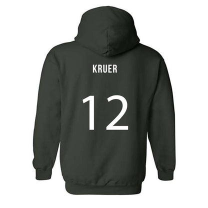 Michigan State - NCAA Women's Soccer : Mackenzie Kruer - Replica Shersey Hooded Sweatshirt-1