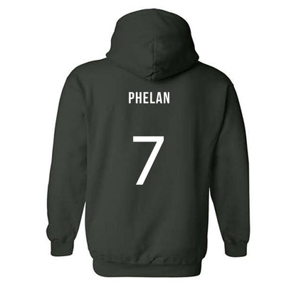 Michigan State - NCAA Men's Soccer : Aidan Phelan - Replica Shersey Hooded Sweatshirt-1