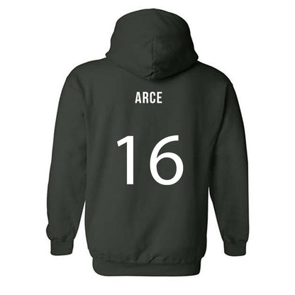 Michigan State - NCAA Men's Soccer : Colin Arce - Replica Shersey Hooded Sweatshirt