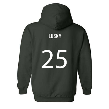 Michigan State - NCAA Men's Soccer : Jackson Lusky - Replica Shersey Hooded Sweatshirt-1