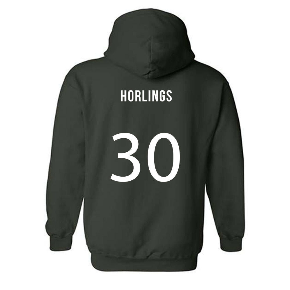 Michigan State - NCAA Men's Soccer : Ezra Horlings - Replica Shersey Hooded Sweatshirt-1