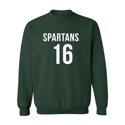 Michigan State - NCAA Women's Soccer : Kaleigh Mcpherson - Replica Shersey Crewneck Sweatshirt-0