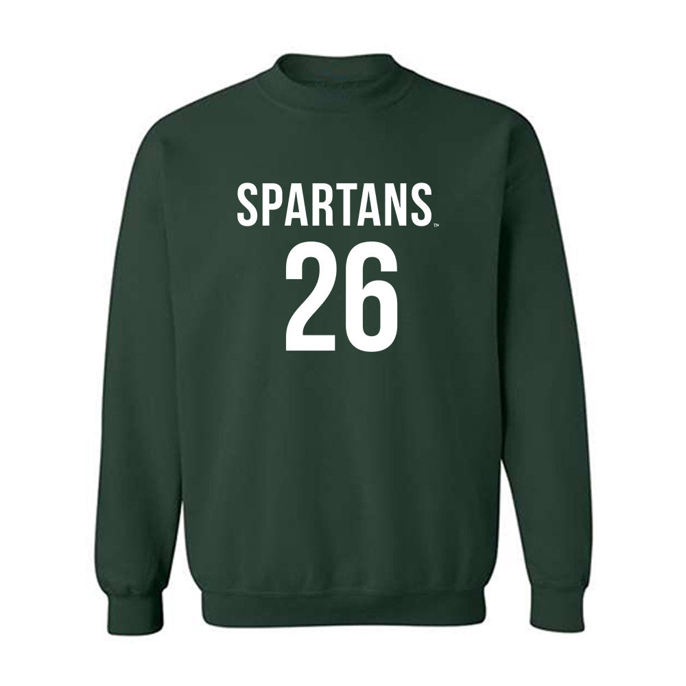 Michigan State - NCAA Women's Soccer : Mimi Hallier - Replica Shersey Crewneck Sweatshirt-0